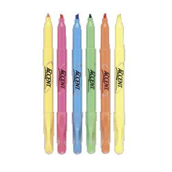 Sanford Pocket Accent Highlighter, Chisel Point, 6 Color Set (SAN27076)