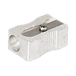 Baumgarten's Pocket Pencil Sharpener, 1 Long, Silver (BAUMR2000)