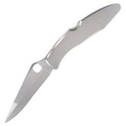 Spyderco Police, Stainless Steel Handle, Plain