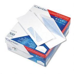 Westvaco Poly-Klear® Right Window Insurance Form Envelopes, #10, 4-1/8x9-1/2, 500/Box (WEVCO175)