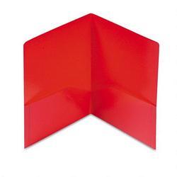 Esselte Pendaflex Corp. Poly Twin-Pocket Portfolio, Red (ESS57411)
