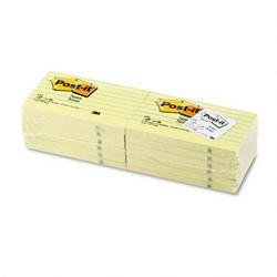 3M Post-it Notes, Ruled, 3 x5 , Yellow (MMM635)