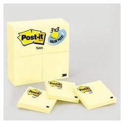 3M Post-it® 1-1/2 x 2 Note Pad Refills, Canary Yellow, 24/Pack (MMM65324VADB)