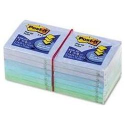 3M Post-it® Pop-Up 3 x 3 Note Pad Refills, Aquatic Colors, 12/Pack (MMMR33012AQ)