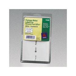 Avery-Dennison Postage Meter Labels for Personal Post Office™ E700, White, 1-3/16 x 6, 60/Pack (AVE05289)