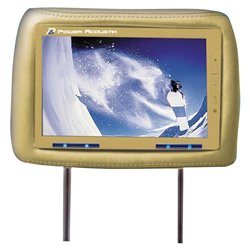 Power Acoustik HD-95BG Dual 9.5 Pre-Installed Universal Headrests (Beige)