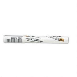 Pentel Of America Premium Super Hi-Polymer® .5mm Lead Refills, HB, 12 Leads per Tube (PENC525HB)