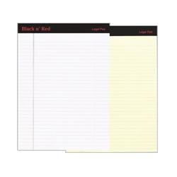 Black n' Red/John Dickinson Premium Writing Pad, 8-1/2 x11-3/4 , Legal, 2/Pack, White (JDKB66650)