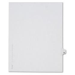 Avery-Dennison Preprinted Legal Side Tab Dividers, Tab Title 82, 11 x 8-1/2, 25/Pack (AVE01082)