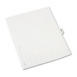 Avery-Dennison Preprinted Legal Side Tab Dividers, Tab Title Exhibit O, 11 x 8-1/2, 25/Pack (AVE01385)
