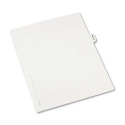 Avery-Dennison Preprinted Legal Side Tab Dividers, Tab Title Exhibit Q, 11 x 8-1/2, 25/Pack (AVE01387)