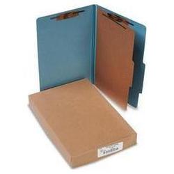 Acco Brands Inc. Pressboard 25-Point Classification Folders, Legal, 4-Section, Sky Blue, 10/Bx (ACC16024)