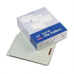 Esselte Pendaflex Corp. Pressboard End Tab Folders with 2 Fasteners, 1 Expansion, Letter, 25/Box (ESSH150F13)