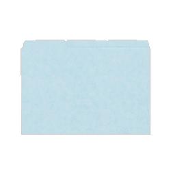 Esselte Pendaflex Corp. Pressboard Index Card Guides, Blank, 1/3 Cut, 4 x6 , Blue (ESSP413)