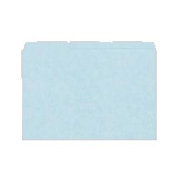 Esselte Pendaflex Corp. Pressboard Index Card Guides, Blank, 1/3 Cut, 8 x5 , Blue (ESSP513)