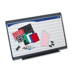 Quartet Manufacturing. Co. Prestige Plus™ Magnetic Porcelain Planning System, 1 x 1 Grid, 36 x 24 (QRTPP1132)