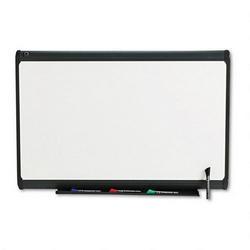 Quartet Manufacturing. Co. Prestige Plus® Total Erase® Magnetic Porcelain Marker Board, 36 x 24, Graphite (QRTP553G)