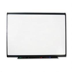 Quartet Manufacturing. Co. Prestige Plus® Total Erase® Magnetic Porcelain Marker Board, 48 x 36, Graphite (QRTP554G)