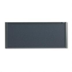 Quartet Manufacturing. Co. Prestige™ Workstation Bulletin Board, 30 x 13, Gray Fabric, Graphite Frame (QRTWB3013)