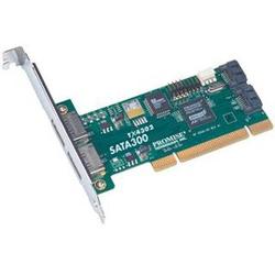 PROMISE Promise SATA300 TX4302 4-port PCI adapter - 2 x 7-pin Serial ATA/300 Serial ATA Internal, 2 x 7-pin Serial ATA/300 External SATA External - PCI (SATA300 TX4302)