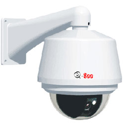 DIGITAL PERIPHERAL SOLUTIONS Q-See QSLO2712 Outdoor PTZ Speed Dome Camera w/ Night Vision & Built-in Heat Circulating Blower - LG 27x Zoom