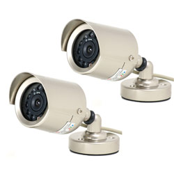 DIGITAL PERIPHERAL SOLUTIONS Q-See QSOCWC2PK Color Outdoor Camera with Night Vision (2-Pack)