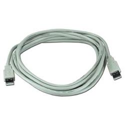 QVS USB Cable - 1 x Type A USB - 1 x Type A USB - 15ft - Beige