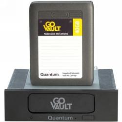 Quantum GoVault Cartridge Hard Drive With Docking Station - 40GB - 5400rpm - Serial ATA/300 - Serial ATA - Internal