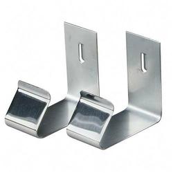 Quartet Manufacturing. Co. Quartet Board Partition Hangers - 2 Hanger - Nickel Plated Hanger - Silver