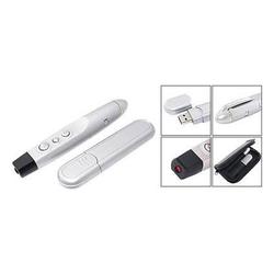 Satechi RF Wireless Laser Pointer with Page Up/Down Presentation Function- Silver