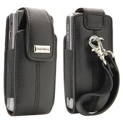 Blackberry RIM 81696RIM Vertical SmartPhone Tote with Wrist Strap - Leather - Black