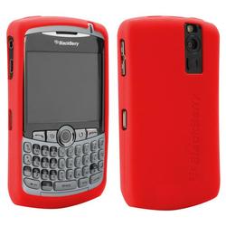 Blackberry RIM Rubber Skin Case for Smartphone - Red