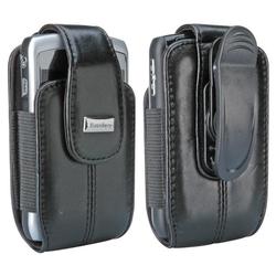 Blackberry RIM Vertical Smartphone Pouch with Belt Clip - Leather - Black