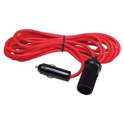 Roadpro ROADPRO RP-203EC 12-ft Extension Cord with 12-Volt Accessory Outlet Plug