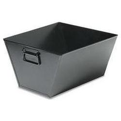 Buddy Products Recycled Steel Filing/Posting Tub, Letter Size, Black (BDY07144)