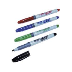 Dixon Ticonderoga Co. Redisharp Marker, Permanent, Fine Point, 4/Set, Black/BE/RD/GN (DIX98240)