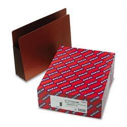 Smead Manufacturing Co. Redrope End Tab File Pockets, Dark Brown, Tyvek Gusset, 5-1/4 Expansion, 10/Box (SMD73691)