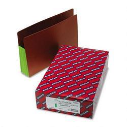Smead Manufacturing Co. Redrope End Tab File Pockets, Green Tyvek Gussets, 3-1/2 Expansion, 10/Box (SMD74680)