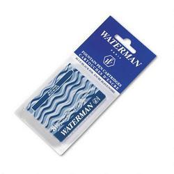 Waterman Pen/Sanford Ink Company Refill Cartridges for Waterman Fountain Pens, Blue/Black, 8/Pack (WAT52026)