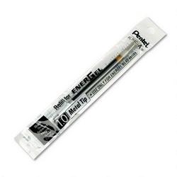 Pentel Of America Refill for EnerGel® Retractable/Deluxe Liquid Gel Pens, Bold Metal Tip, Black (PENLR10A)