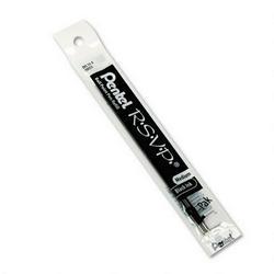 Pentel Of America Refills for Razzle-Dazzle™, R.S.V.P.® Ballpoint Pens, Medium Point, Black, 2/Pack (PENBKL10A