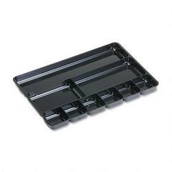 RubberMaid Regeneration® 9-Section Plastic Drawer Organizer, Black (RUB45706)