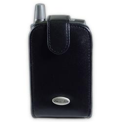 Saunders RhinoSkin Palm Treo 700/650 Leather Flipcase - Clam Shell - Leather - Black