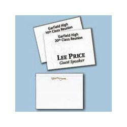 Avery-Dennison Rigid, Pin-Style 3 x 4 Laser/InkJet Badges, 100 White Inserts/100 Holders (AVE74540)