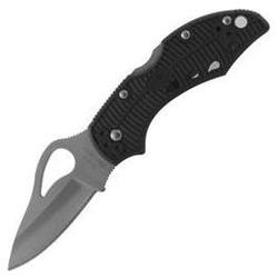 Spyderco Robin, Black Frn Handle, Plain