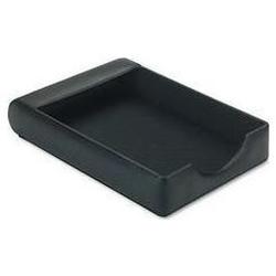 Buddy Products Roma Split-Grain Leather Legal Tray, Black (BDY923426)