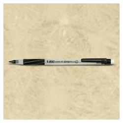 Bic Corporation Round Stic Grip Mechanical Pencil, .5mm, White, Gray Clip and Grip, Dozen (BICMPRFG11)