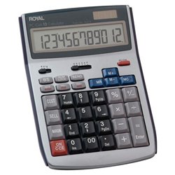 Royal 29254X PC Calculator With 3 Port Hub - 12 Character(s) - 2 x 6.3 x 12.7