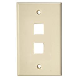 SCP Wire & Cable 202-AL Almond Keystone Style Standard Wallplate