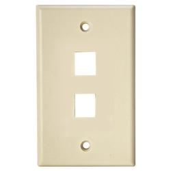 SCP Wire & Cable 202-AL Almond Keystone Style Standard Wallplate